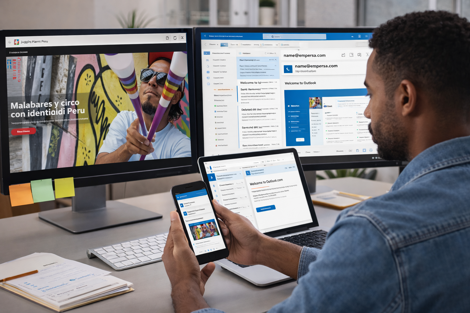 Implementación de correos corporativos